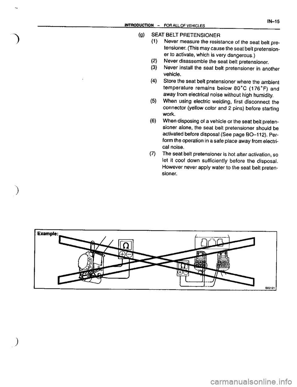 TOYOTA CELICA 1999  Service Repair Manual 
