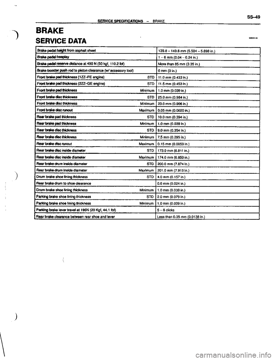 TOYOTA CELICA 1999  Service Repair Manual 