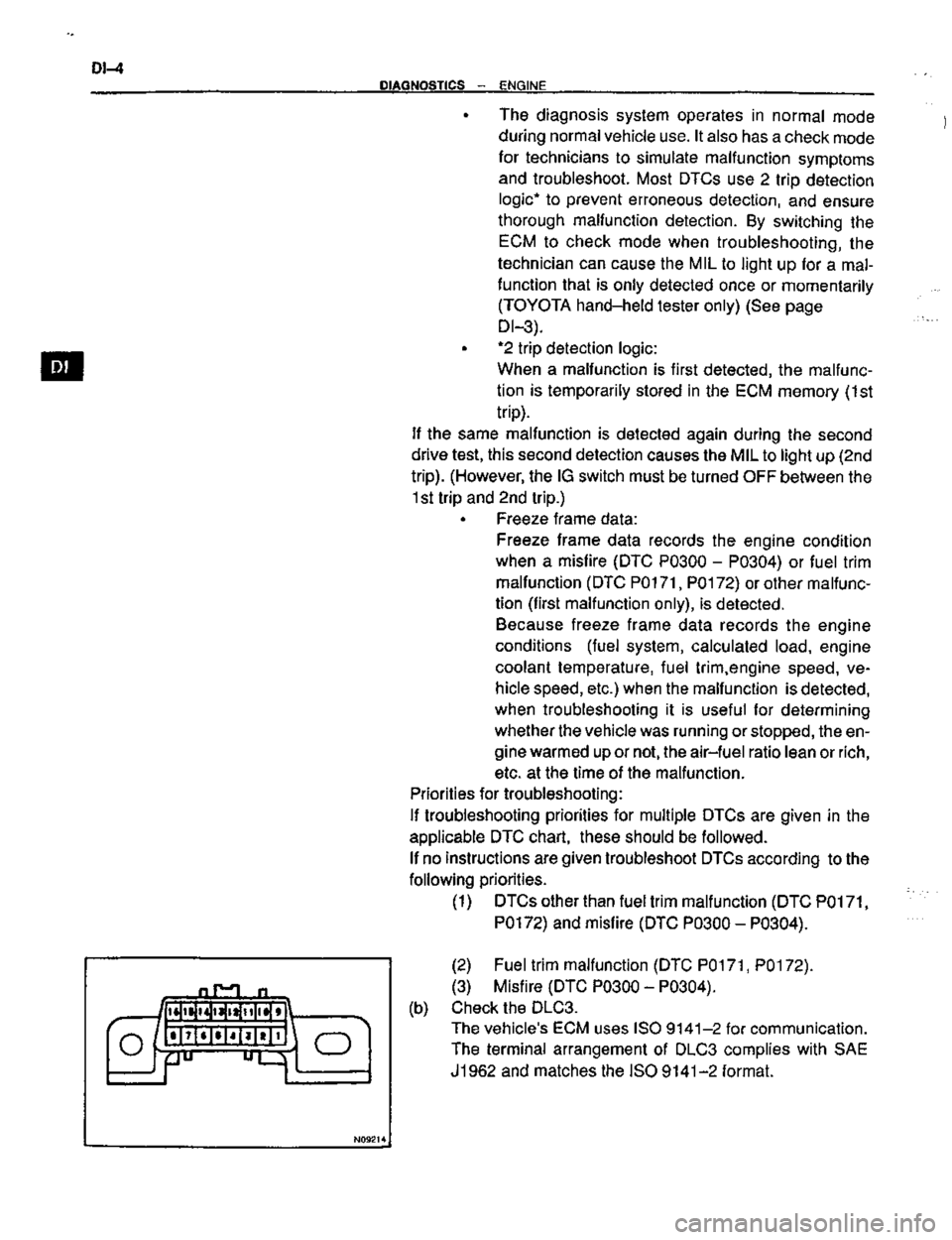 TOYOTA CELICA 1999  Service Repair Manual 