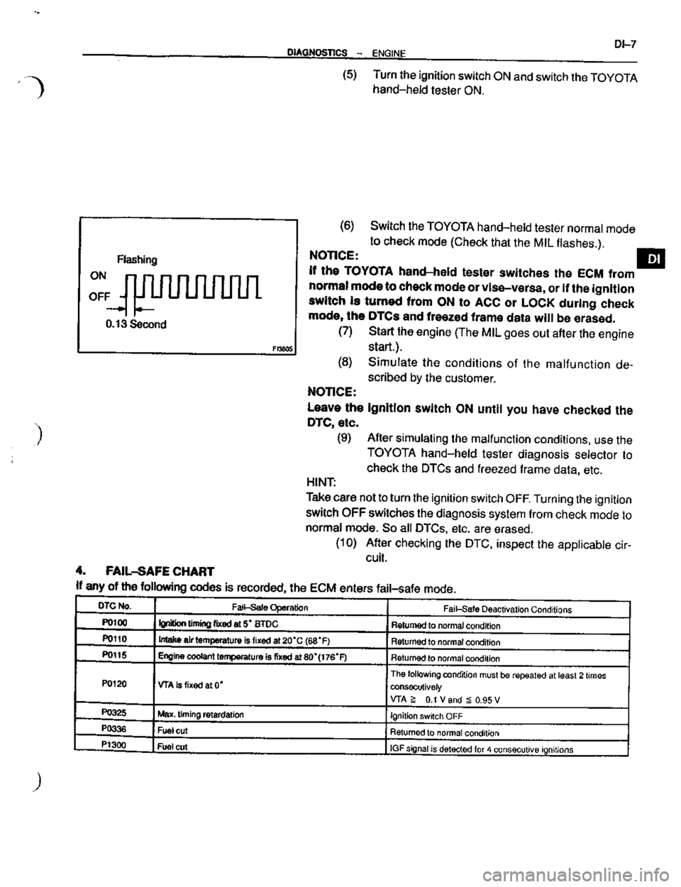 TOYOTA CELICA 1999  Service Repair Manual 