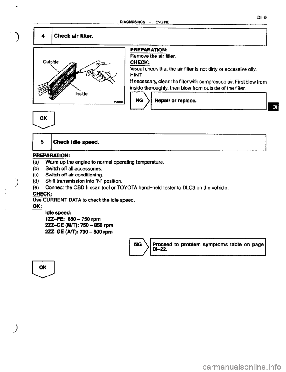 TOYOTA CELICA 1999  Service Repair Manual 