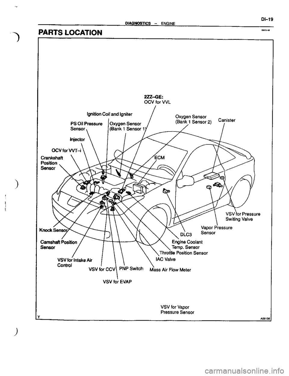 TOYOTA CELICA 1999  Service Repair Manual 