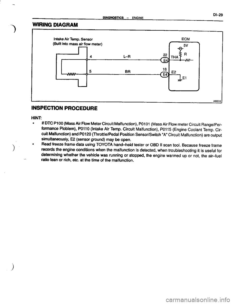 TOYOTA CELICA 1999  Service Repair Manual 