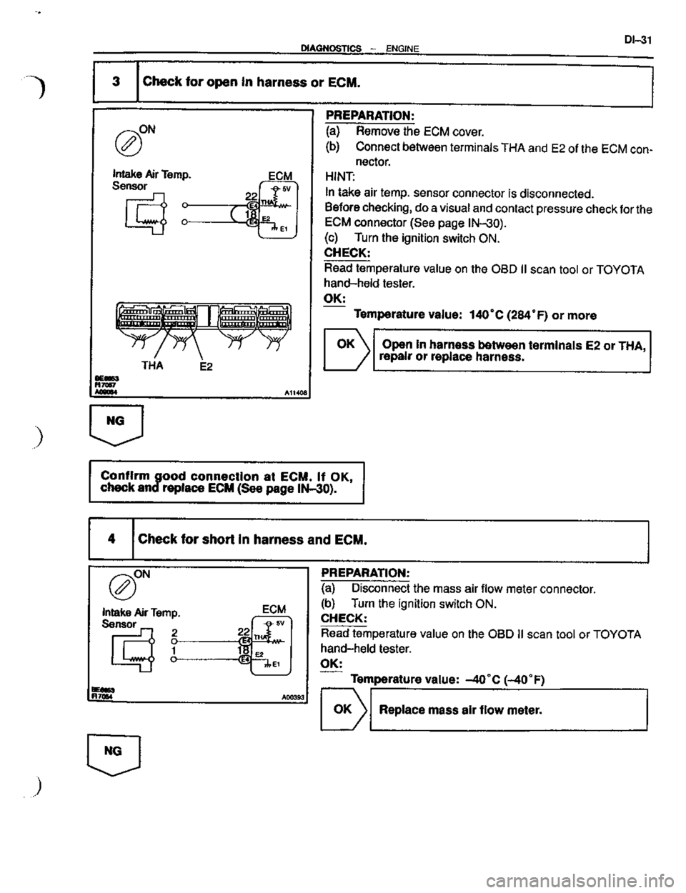 TOYOTA CELICA 1999  Service Repair Manual 