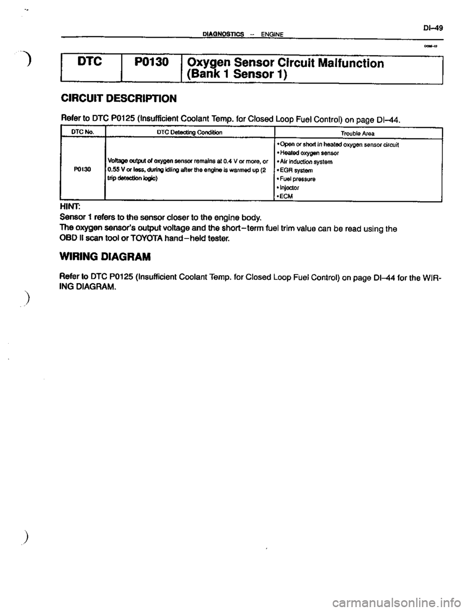 TOYOTA CELICA 1999  Service Repair Manual 