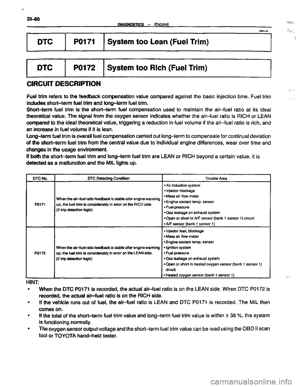 TOYOTA CELICA 1999  Service Repair Manual 