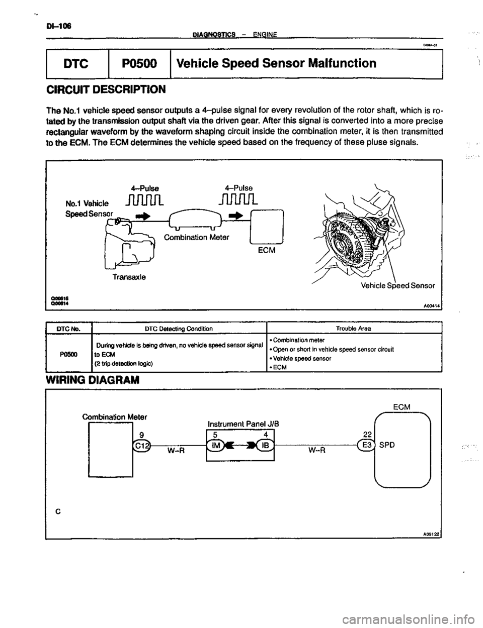 TOYOTA CELICA 1999  Service Repair Manual 