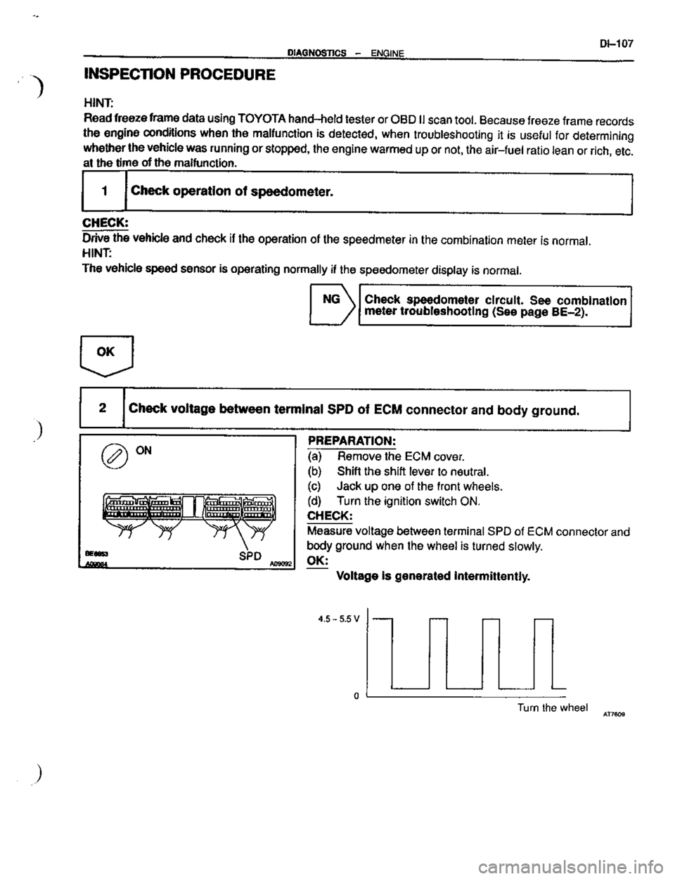 TOYOTA CELICA 1999  Service Repair Manual 
