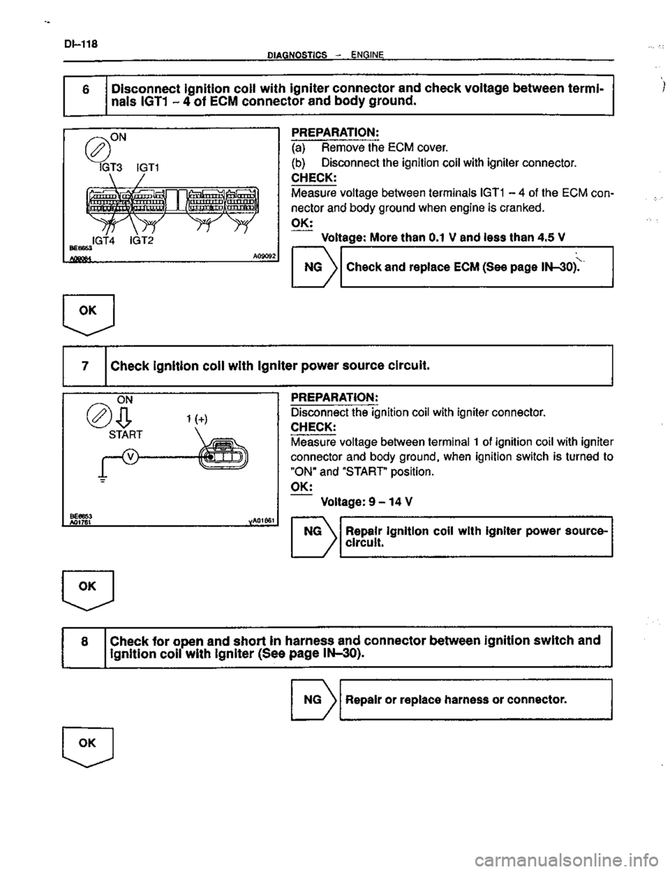 TOYOTA CELICA 1999  Service Repair Manual 