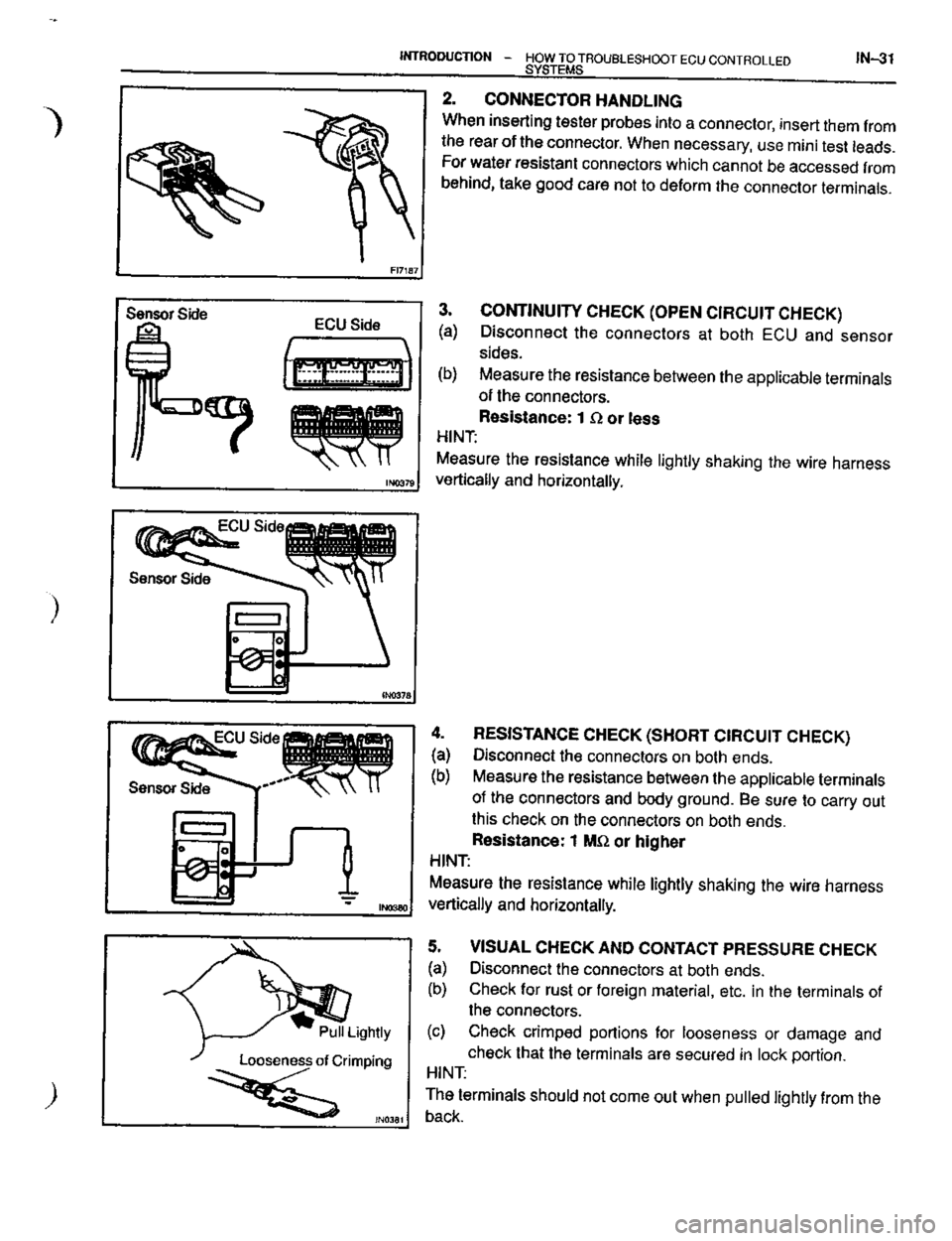 TOYOTA CELICA 1999  Service Repair Manual 