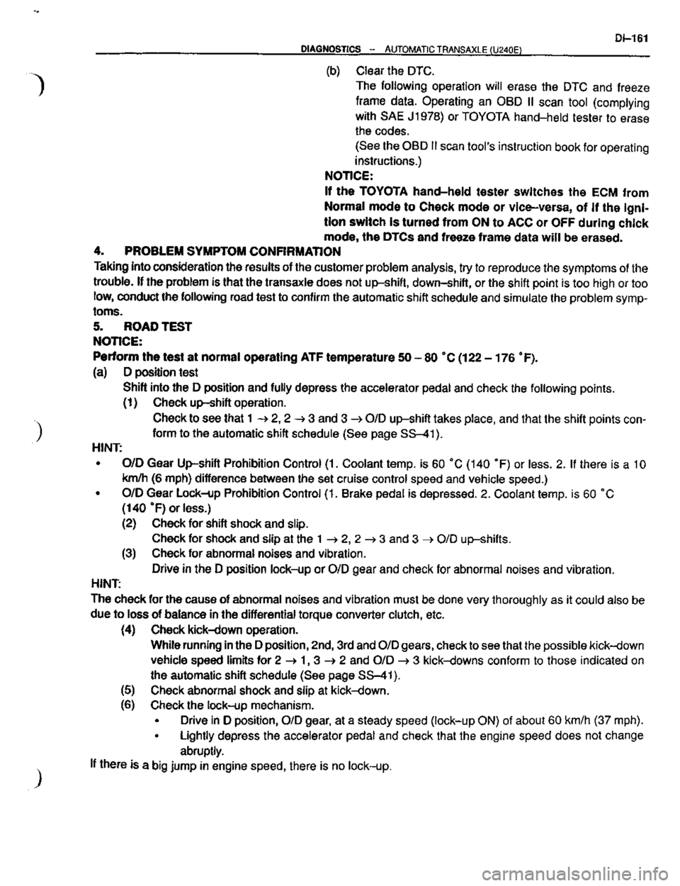 TOYOTA CELICA 1999  Service Repair Manual 