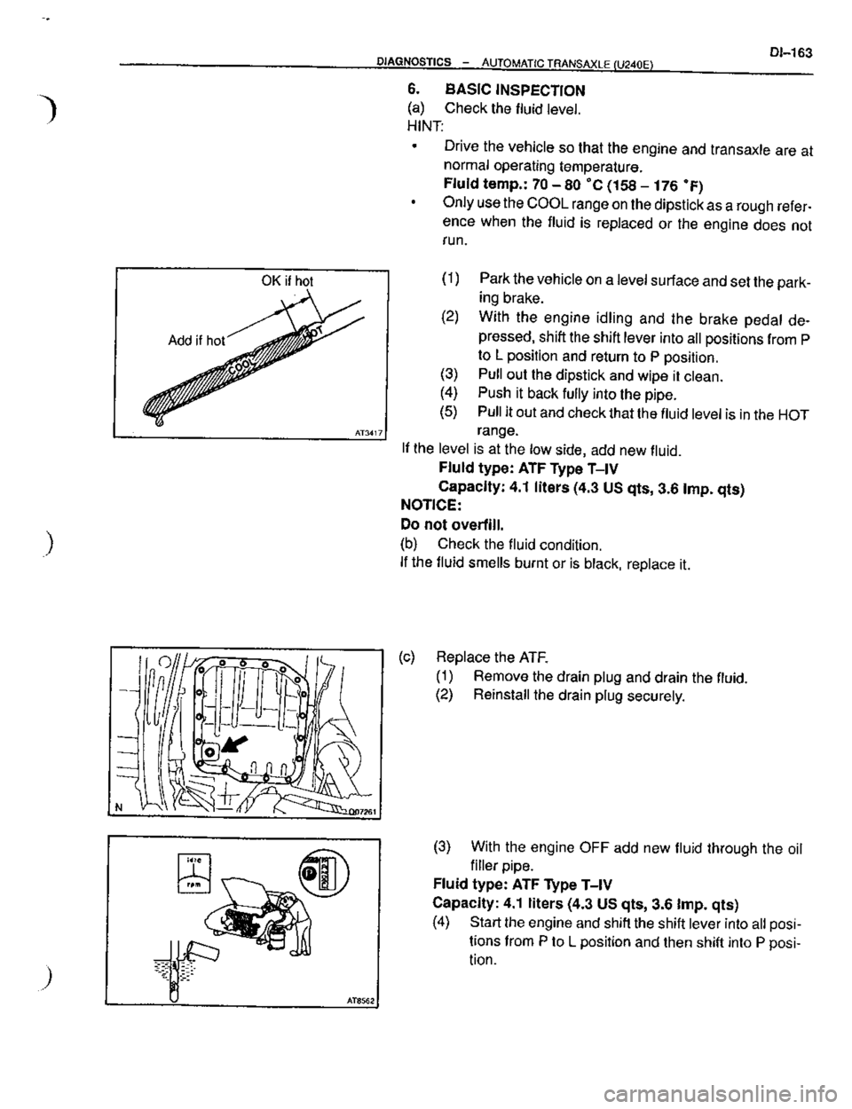 TOYOTA CELICA 1999  Service Repair Manual 