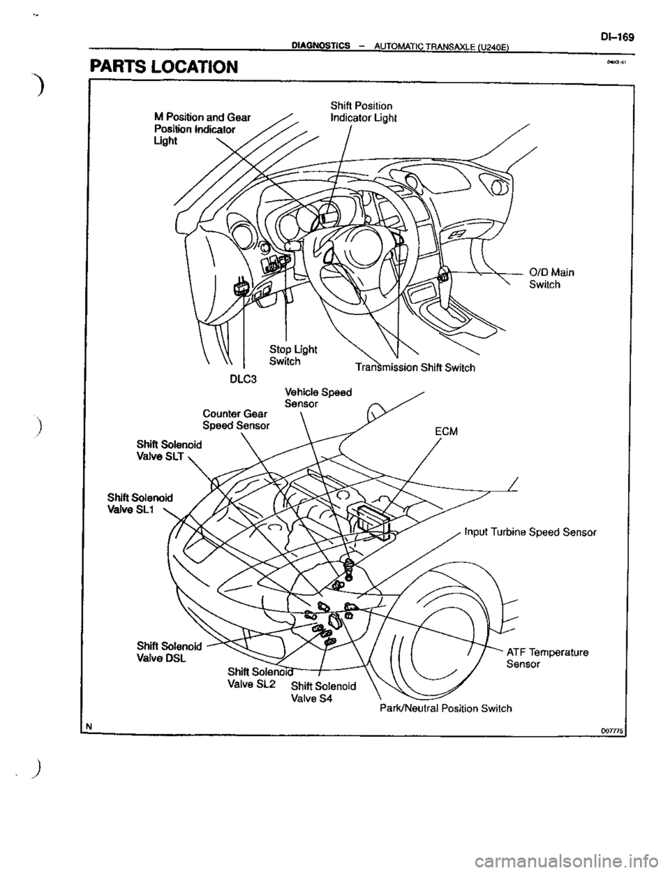TOYOTA CELICA 1999  Service Repair Manual 