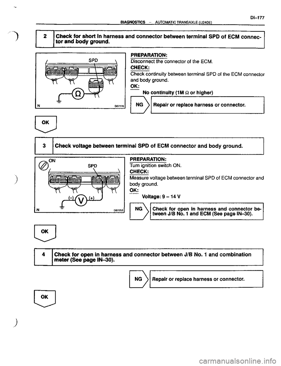 TOYOTA CELICA 1999  Service Repair Manual 