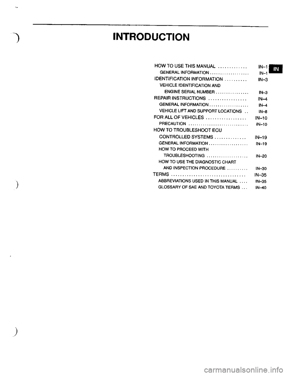 TOYOTA CELICA 1999  Service Repair Manual 
