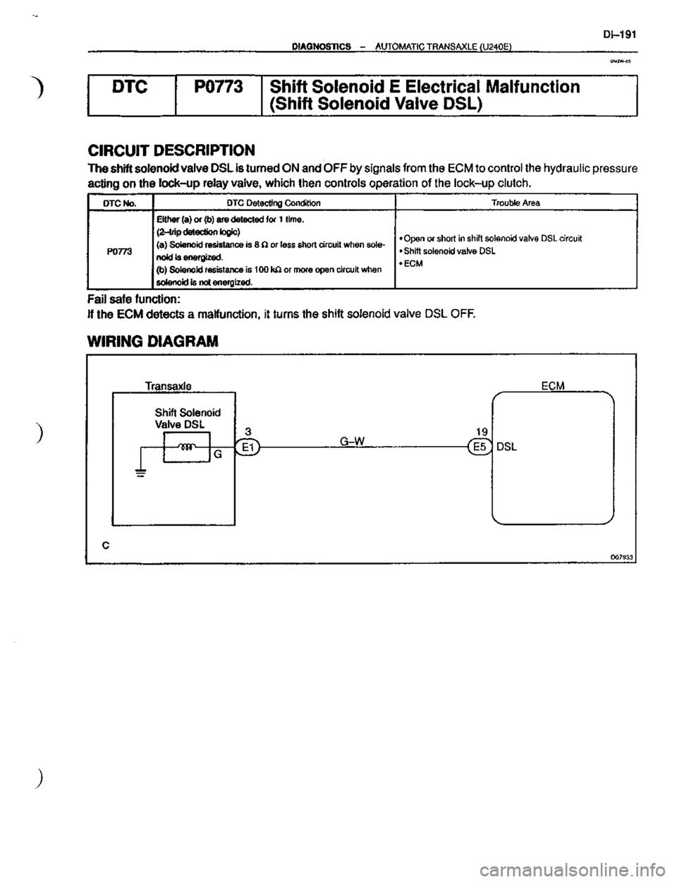 TOYOTA CELICA 1999  Service Repair Manual 