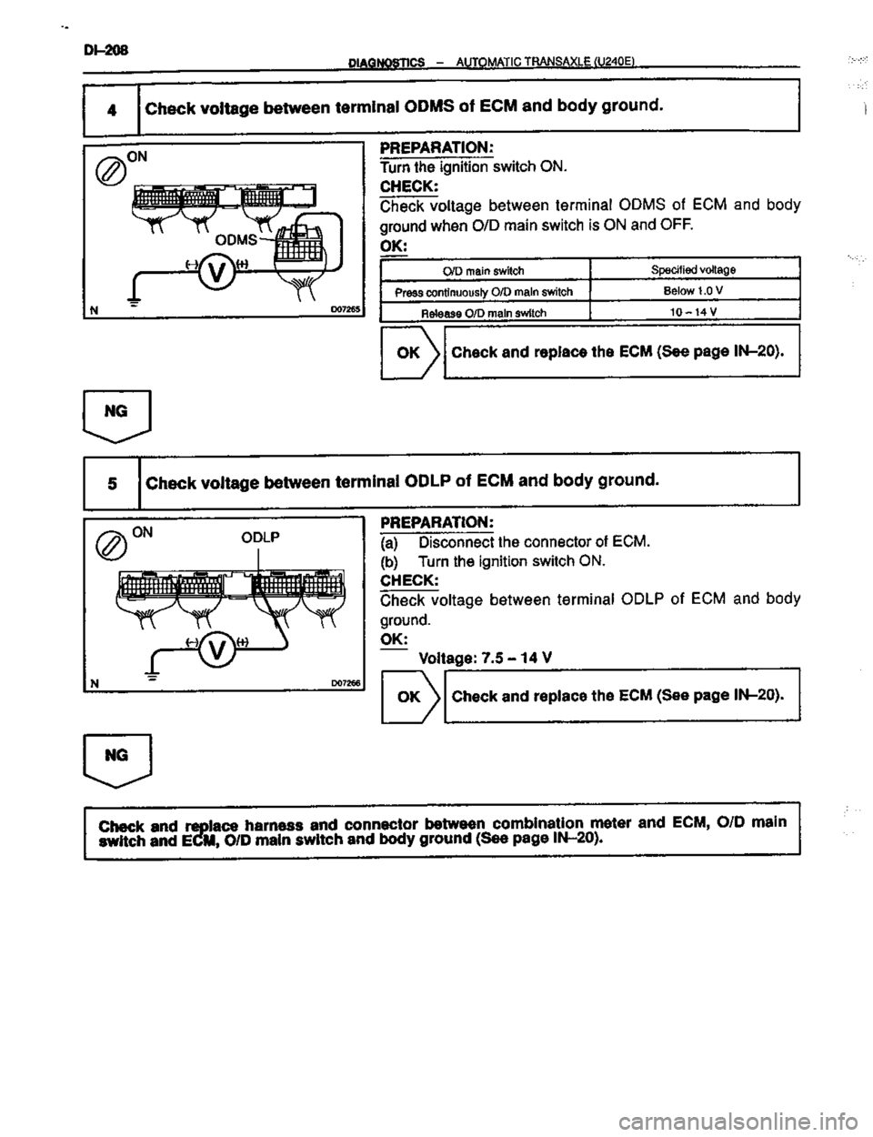 TOYOTA CELICA 1999  Service Repair Manual 