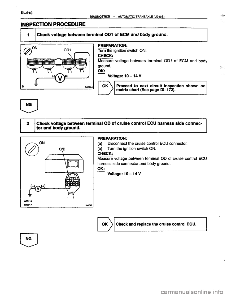 TOYOTA CELICA 1999  Service Repair Manual 