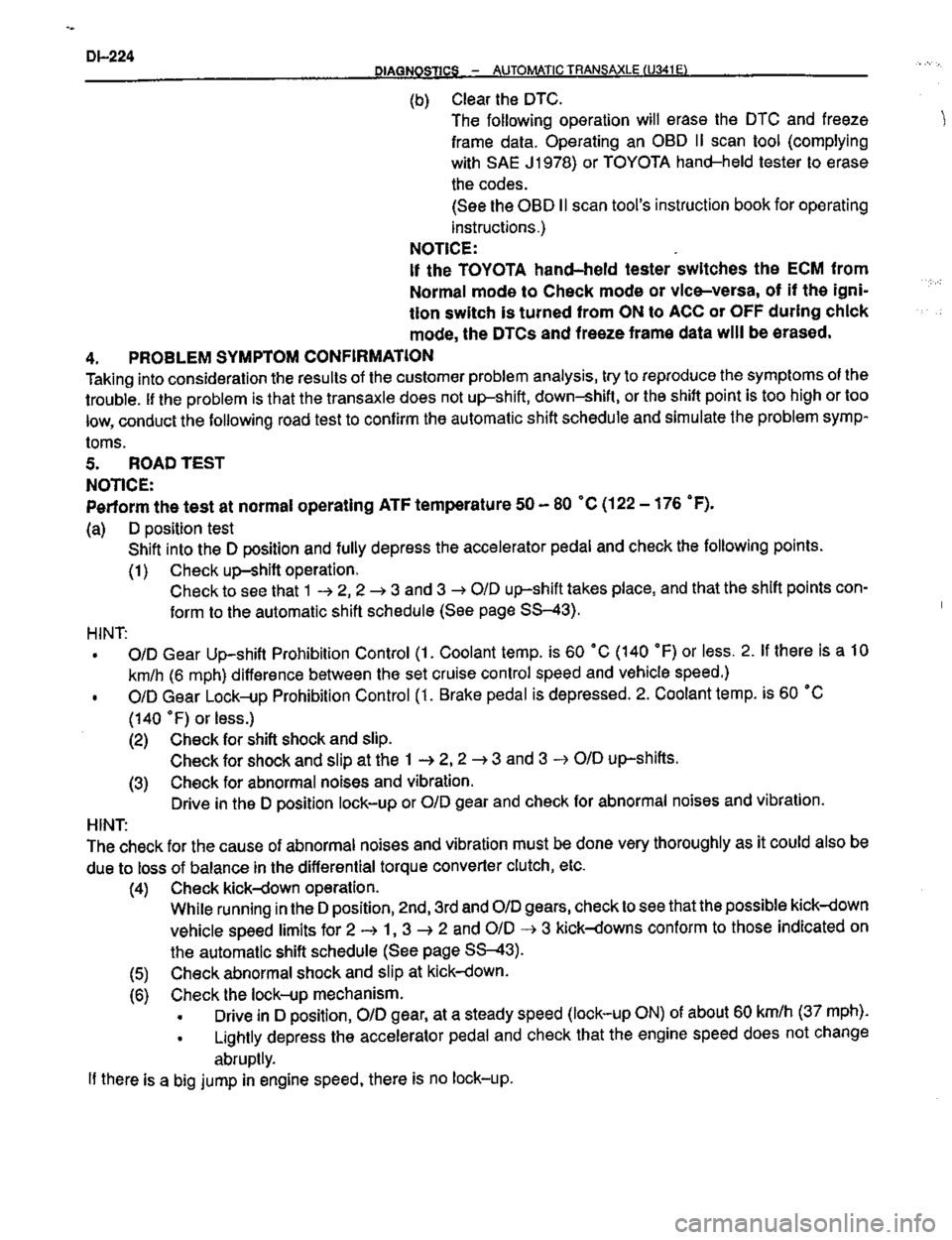 TOYOTA CELICA 1999  Service Repair Manual 