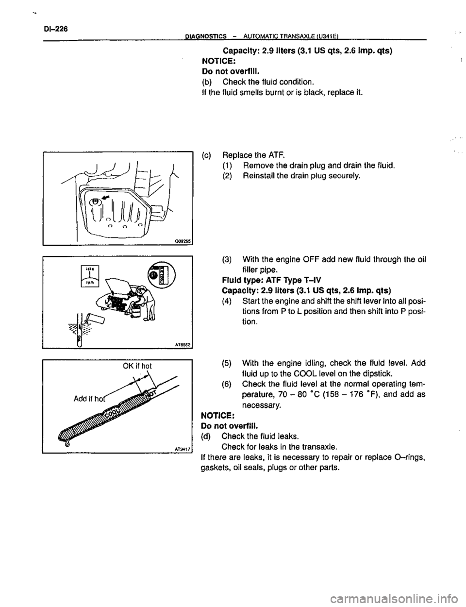 TOYOTA CELICA 1999  Service Repair Manual 