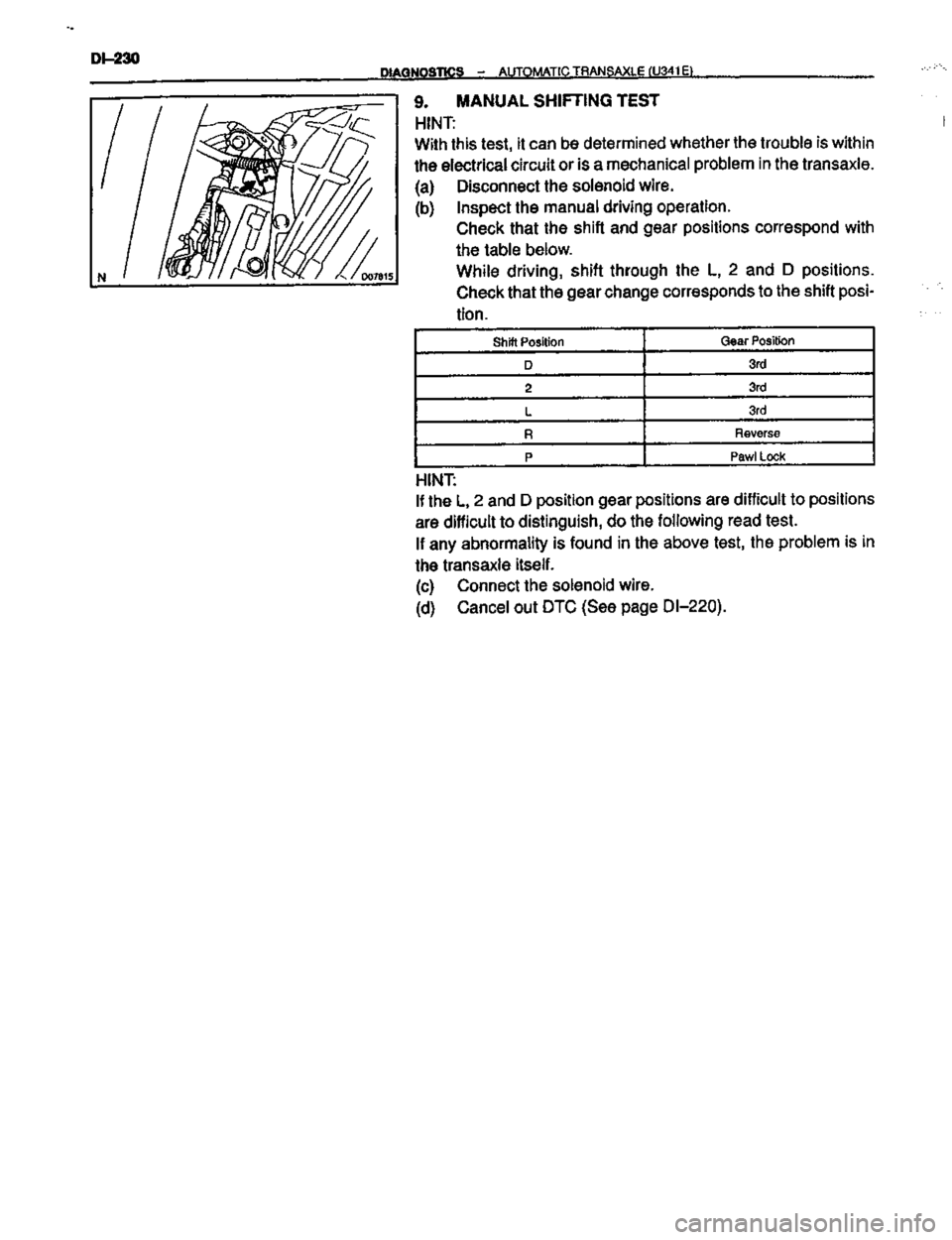 TOYOTA CELICA 1999  Service Repair Manual 