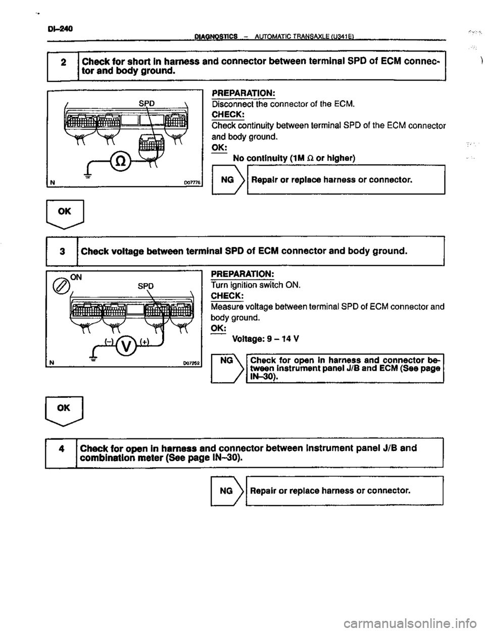 TOYOTA CELICA 1999  Service Repair Manual 