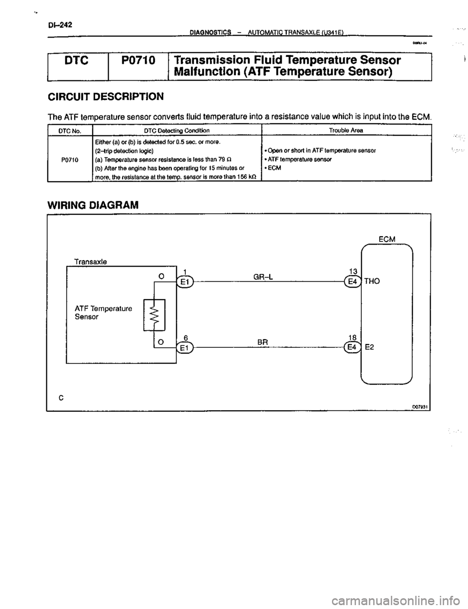 TOYOTA CELICA 1999  Service Repair Manual 