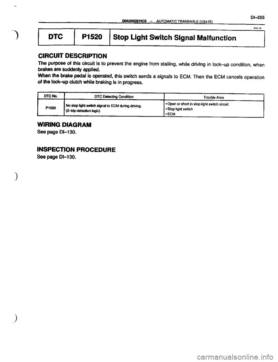 TOYOTA CELICA 1999  Service Repair Manual 