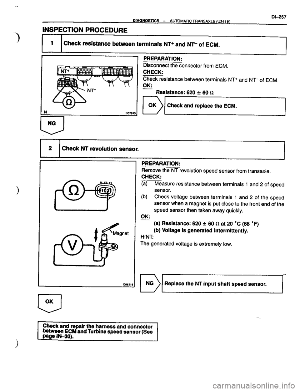 TOYOTA CELICA 1999  Service Repair Manual 