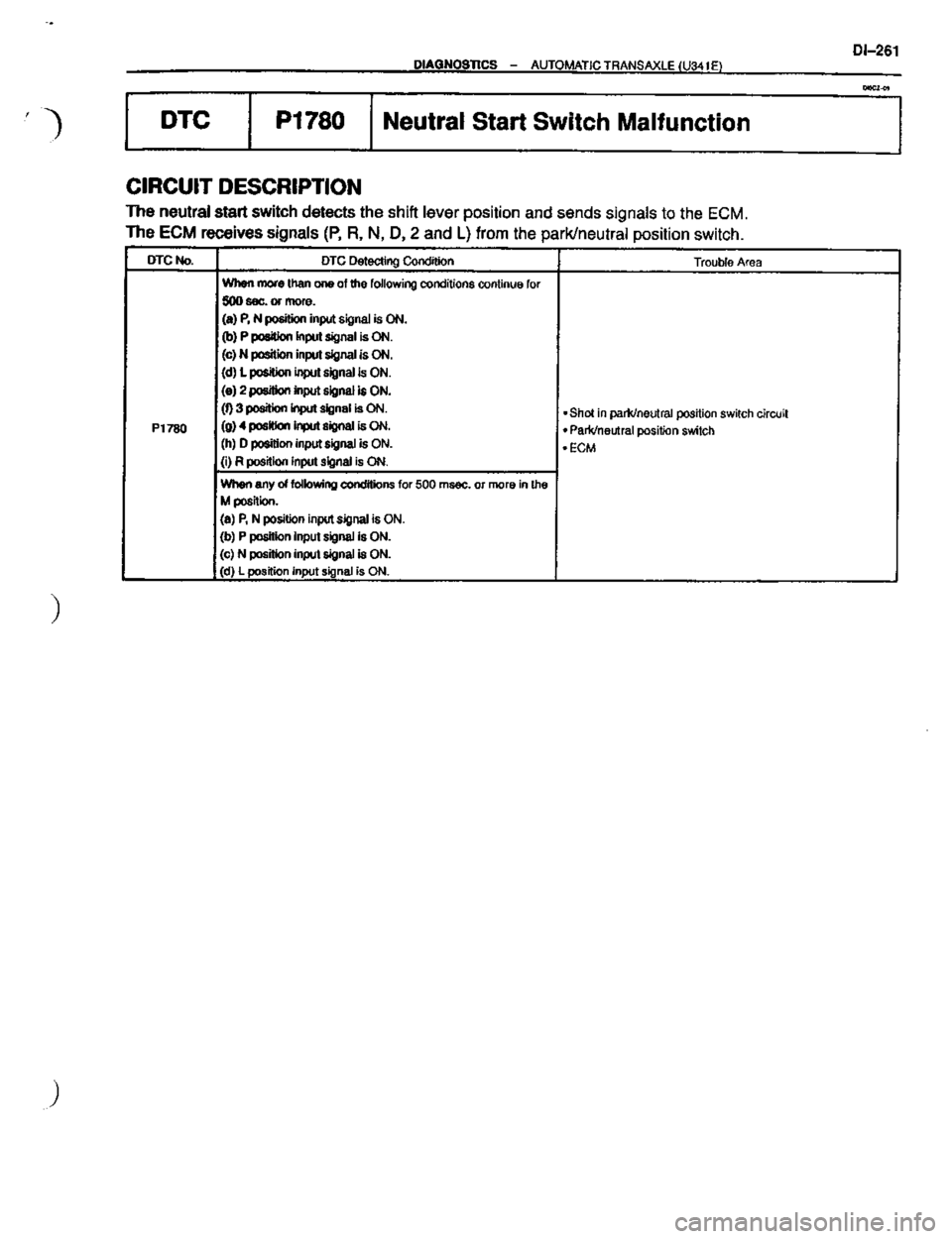 TOYOTA CELICA 1999  Service Repair Manual 