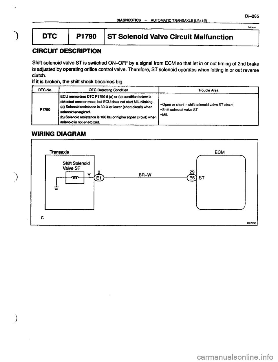 TOYOTA CELICA 1999  Service Repair Manual 