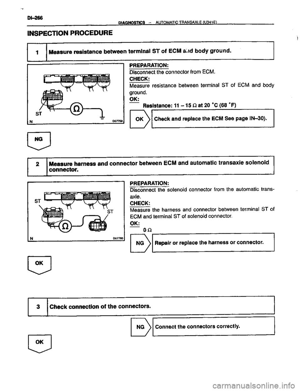TOYOTA CELICA 1999  Service Repair Manual 