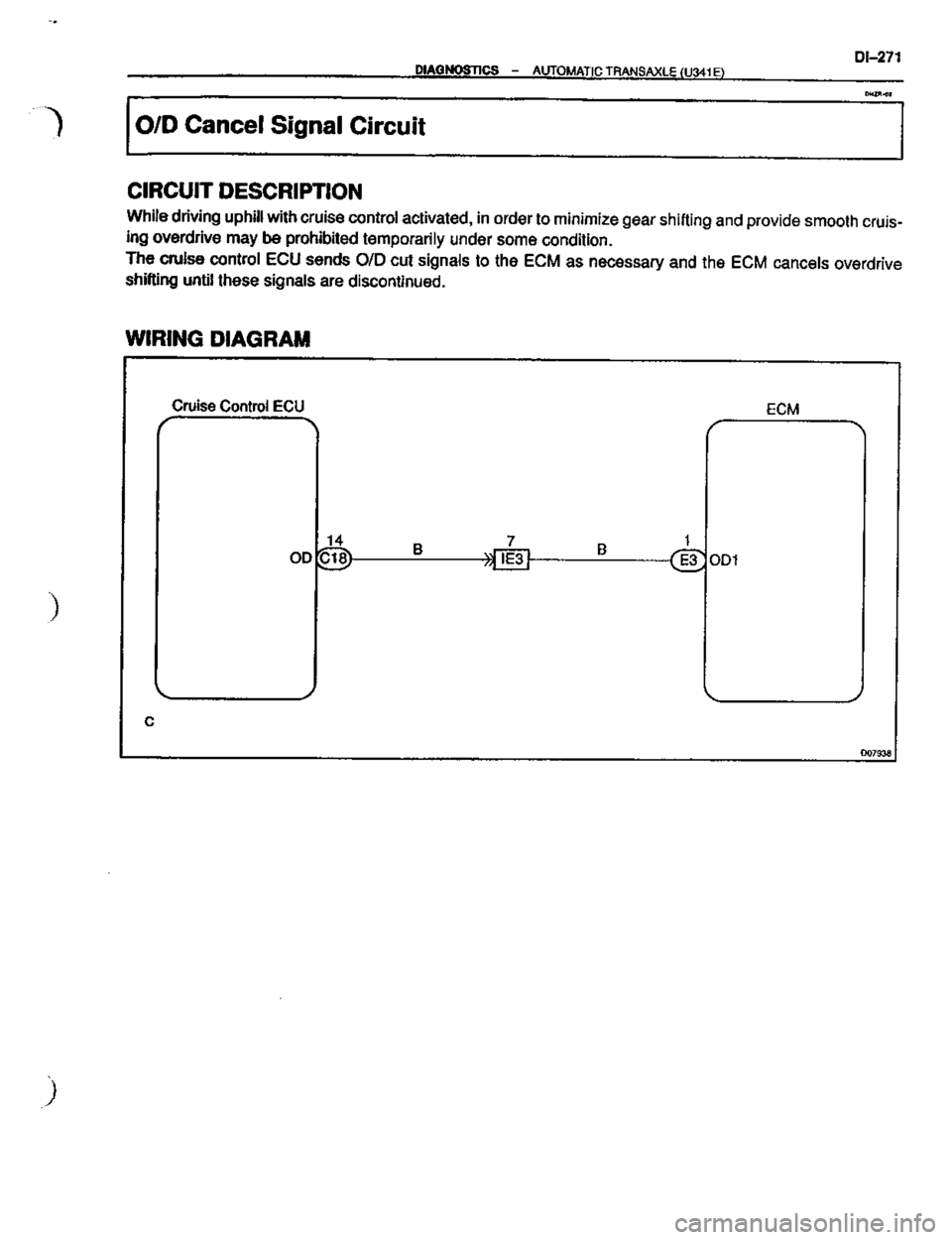 TOYOTA CELICA 1999  Service Repair Manual 