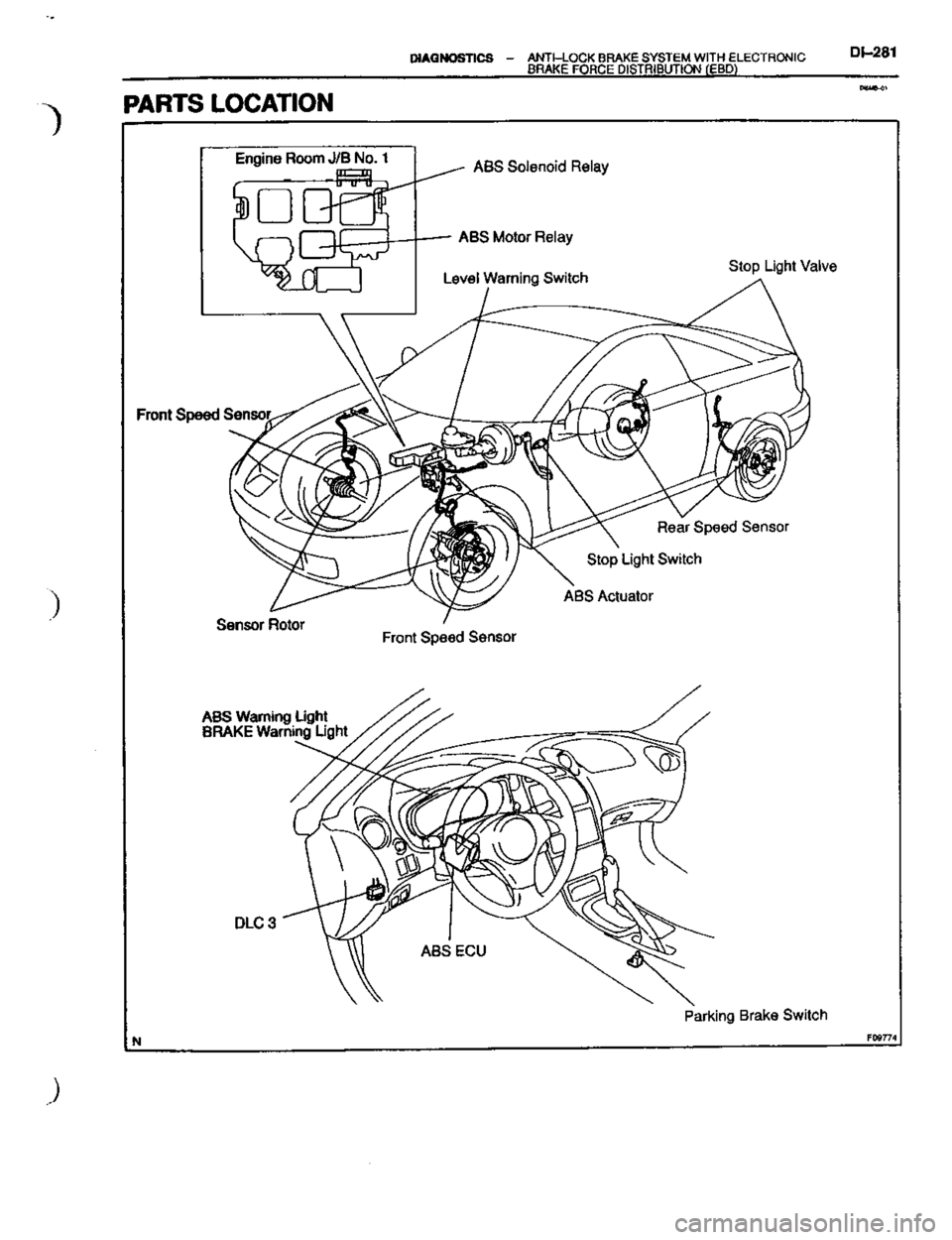 TOYOTA CELICA 1999  Service Repair Manual 