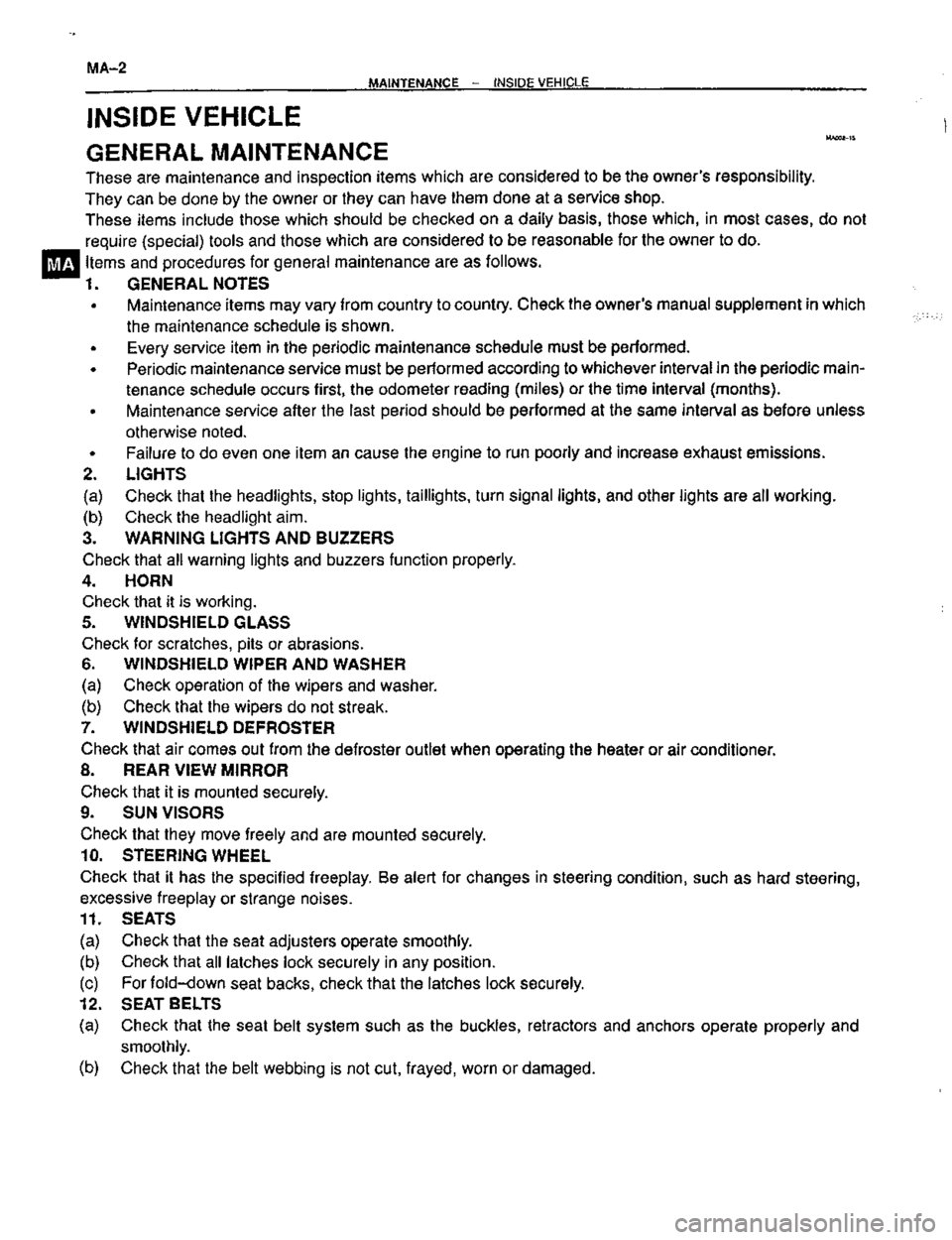TOYOTA CELICA 1999  Service Repair Manual 
