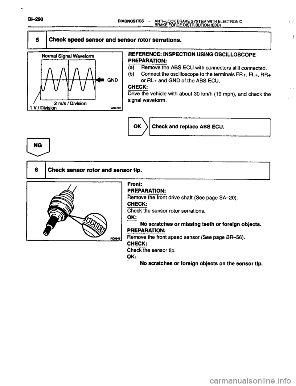 TOYOTA CELICA 1999  Service Repair Manual 