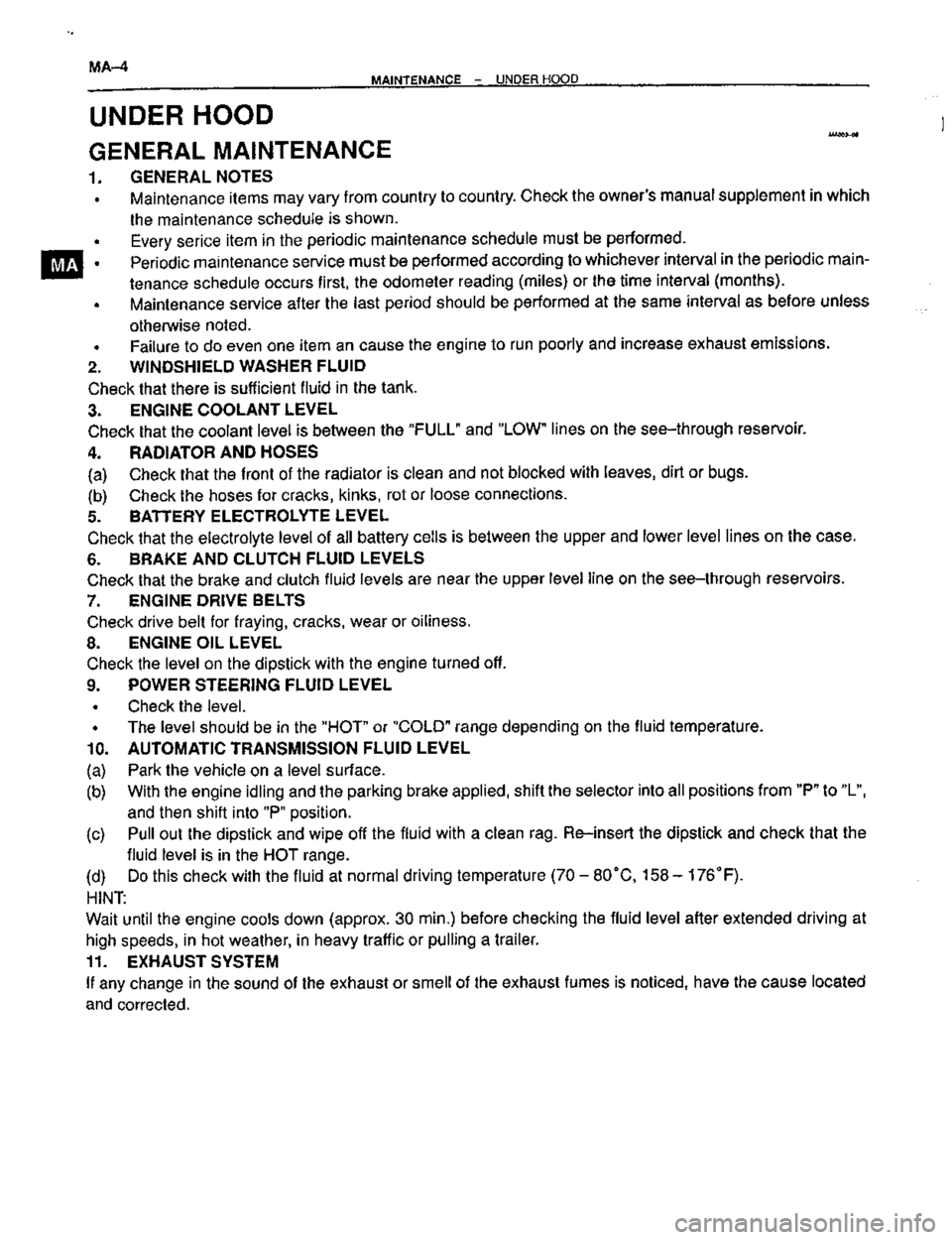TOYOTA CELICA 1999  Service Repair Manual 