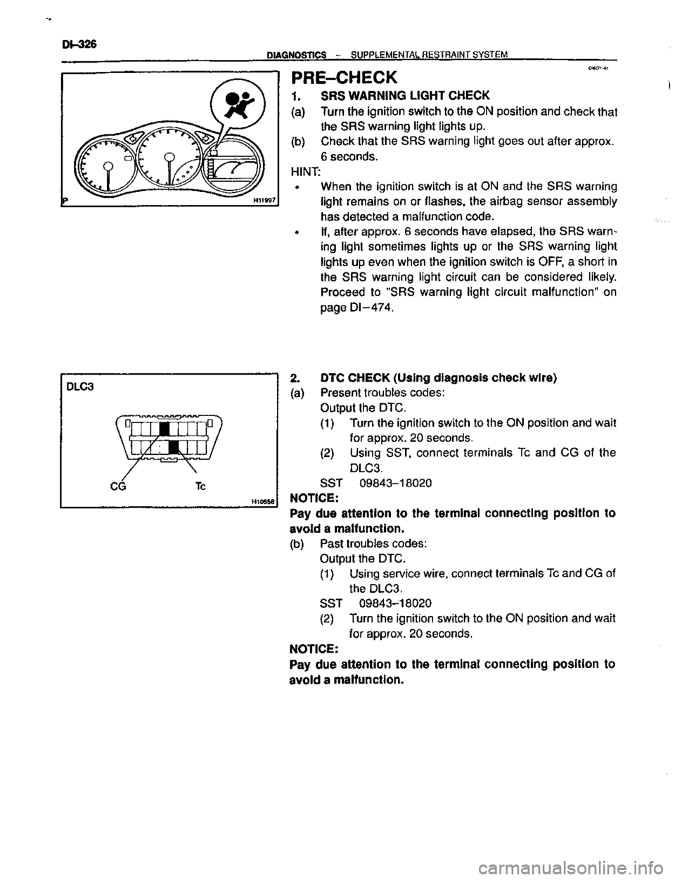 TOYOTA CELICA 1999  Service Repair Manual 