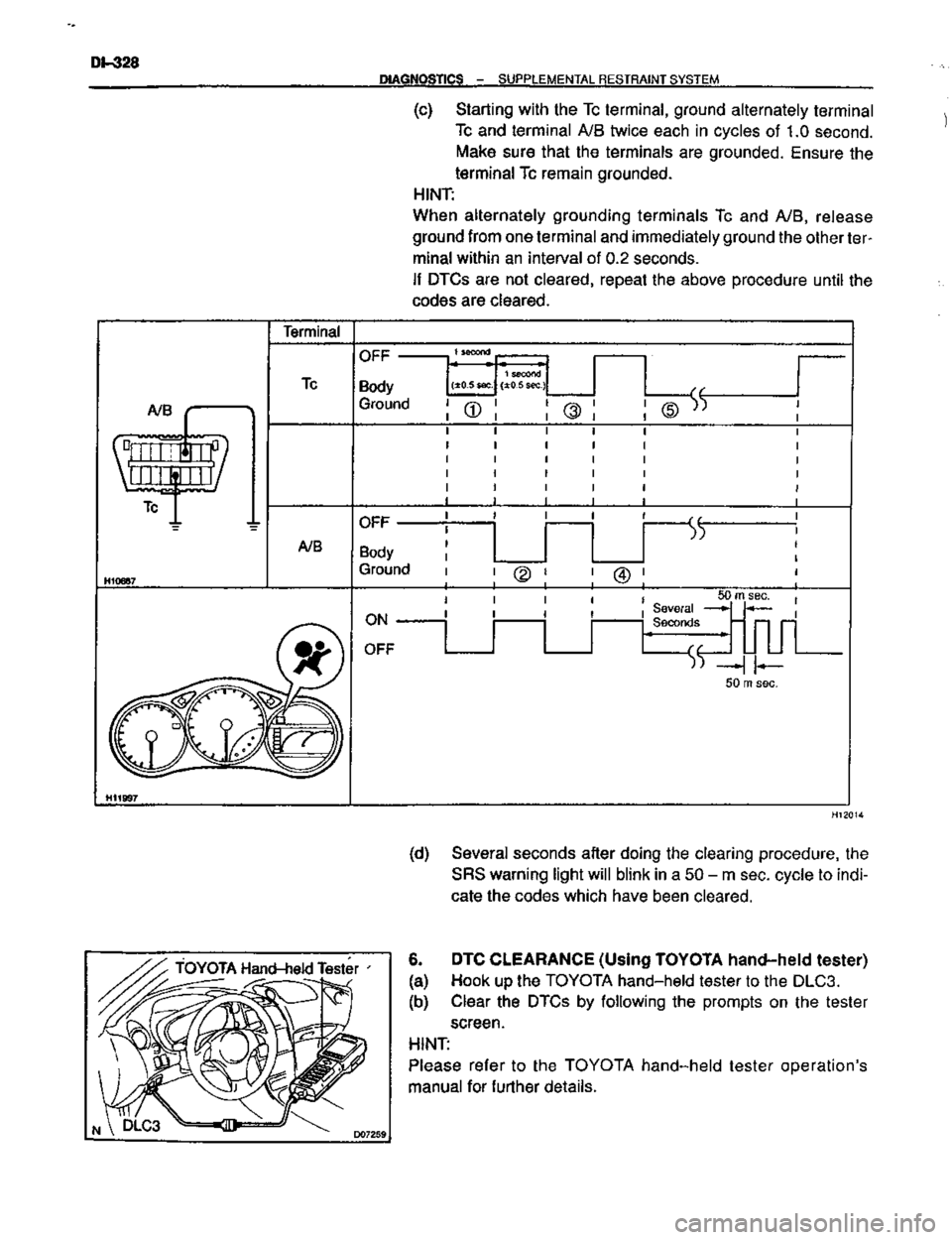 TOYOTA CELICA 1999  Service Repair Manual 