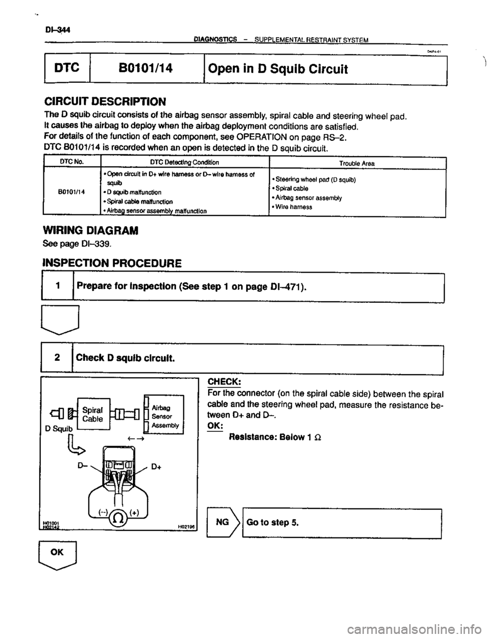 TOYOTA CELICA 1999  Service Repair Manual 