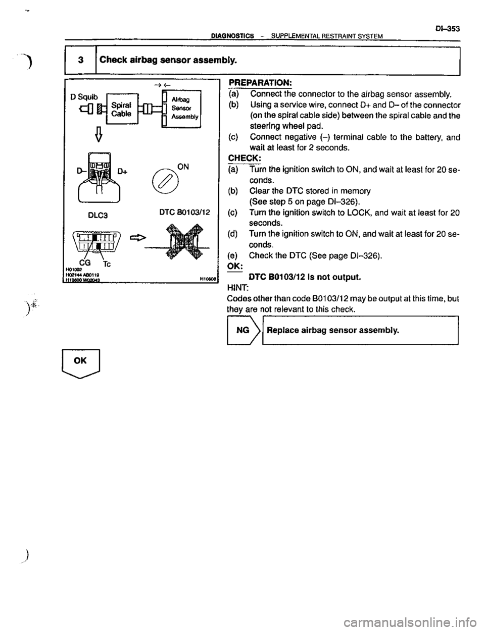 TOYOTA CELICA 1999  Service Repair Manual 