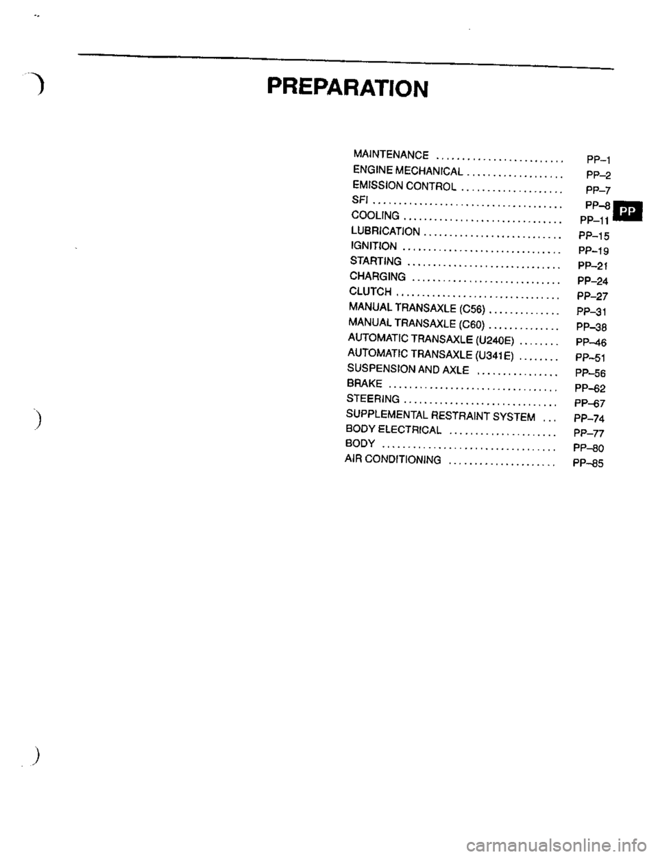 TOYOTA CELICA 1999  Service Repair Manual 