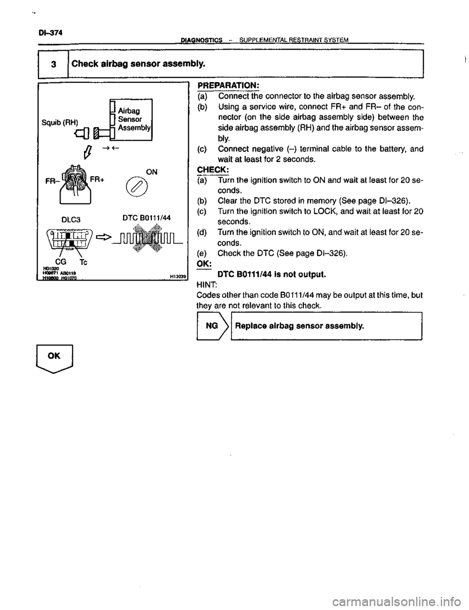 TOYOTA CELICA 1999  Service Repair Manual 