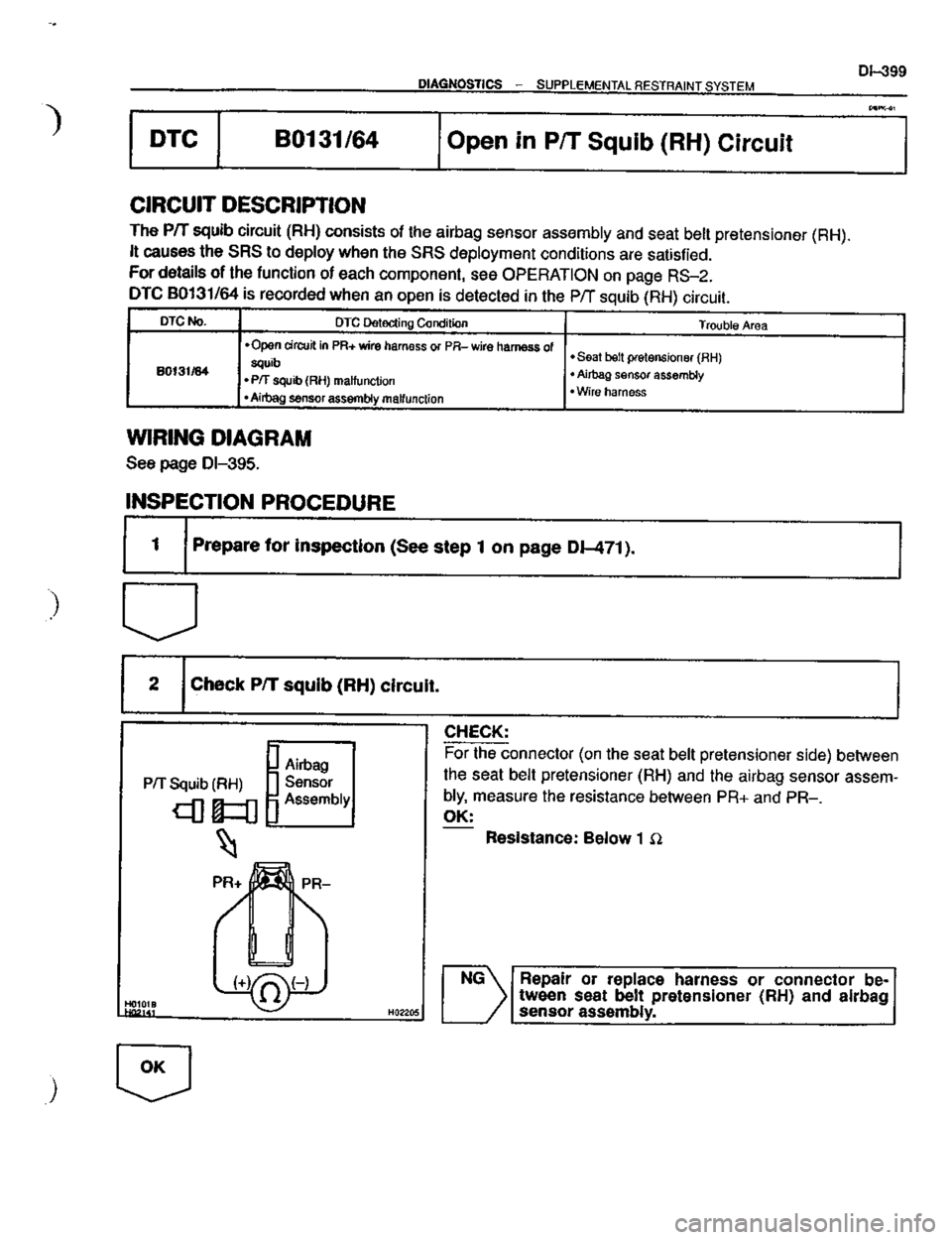 TOYOTA CELICA 1999  Service Repair Manual 