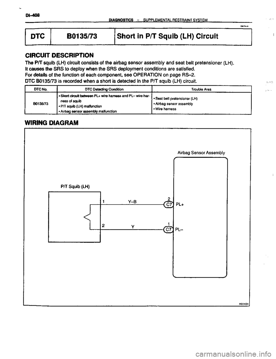 TOYOTA CELICA 1999  Service Repair Manual 
