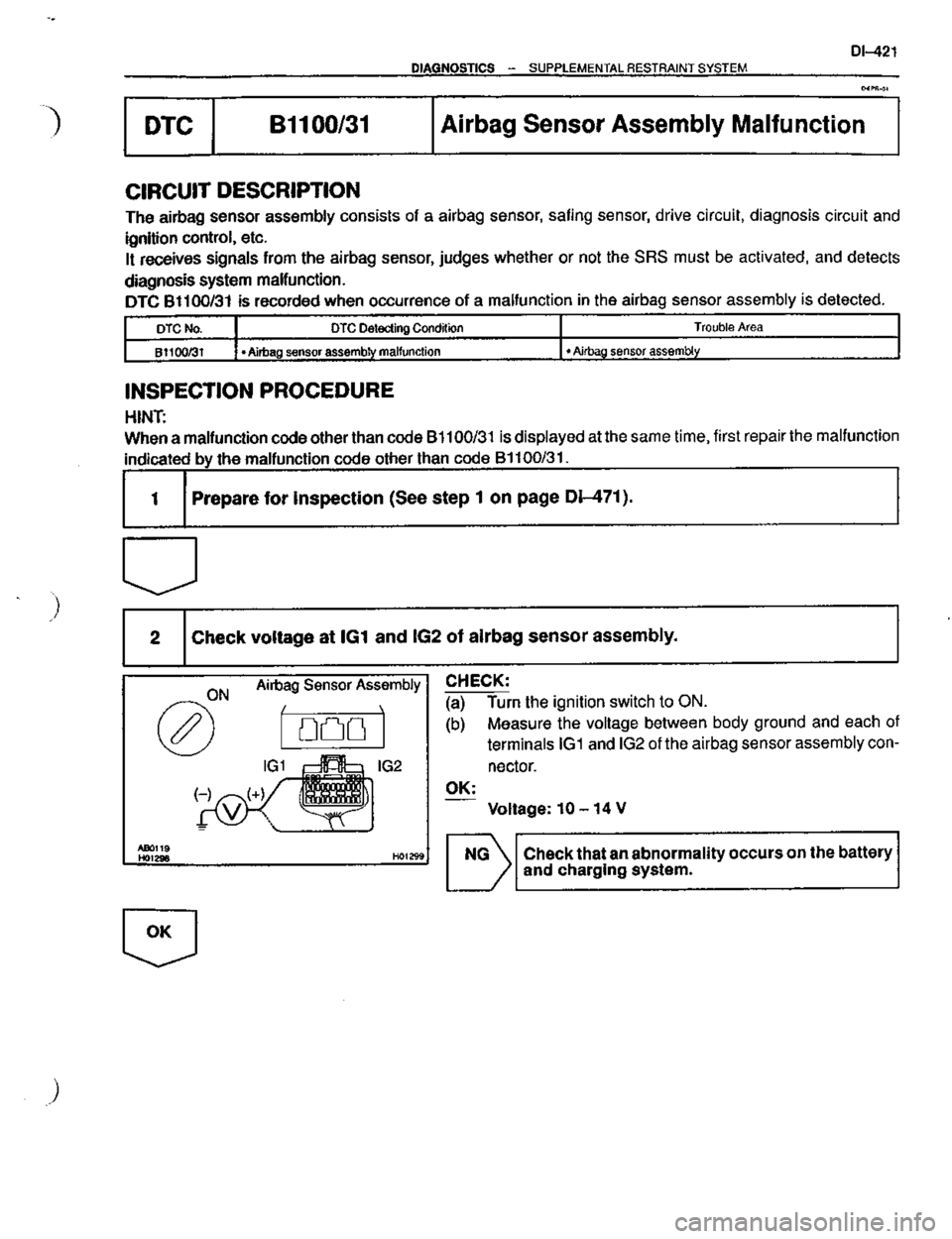 TOYOTA CELICA 1999  Service Repair Manual 