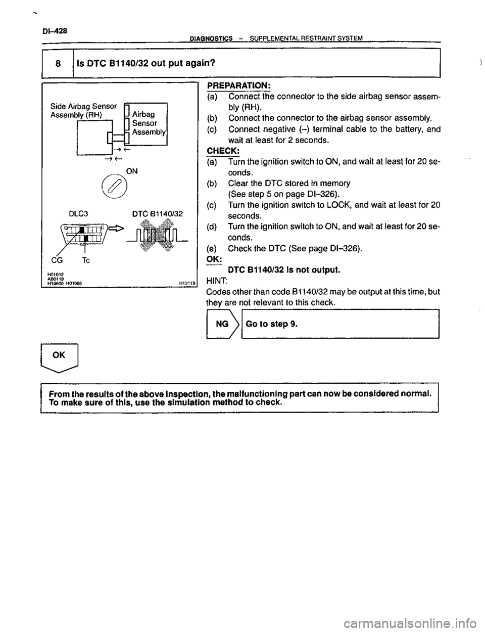 TOYOTA CELICA 1999  Service Repair Manual 