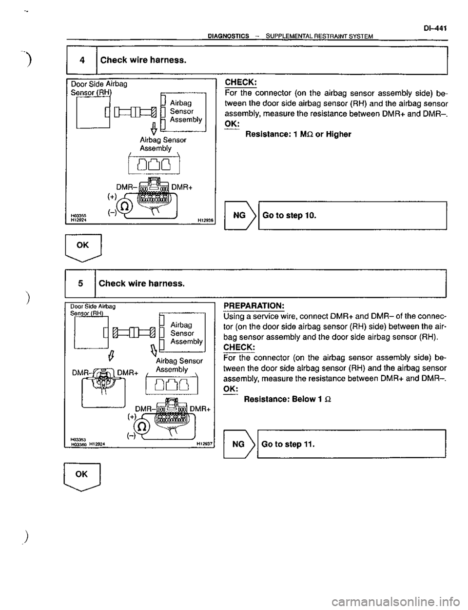 TOYOTA CELICA 1999  Service Repair Manual 