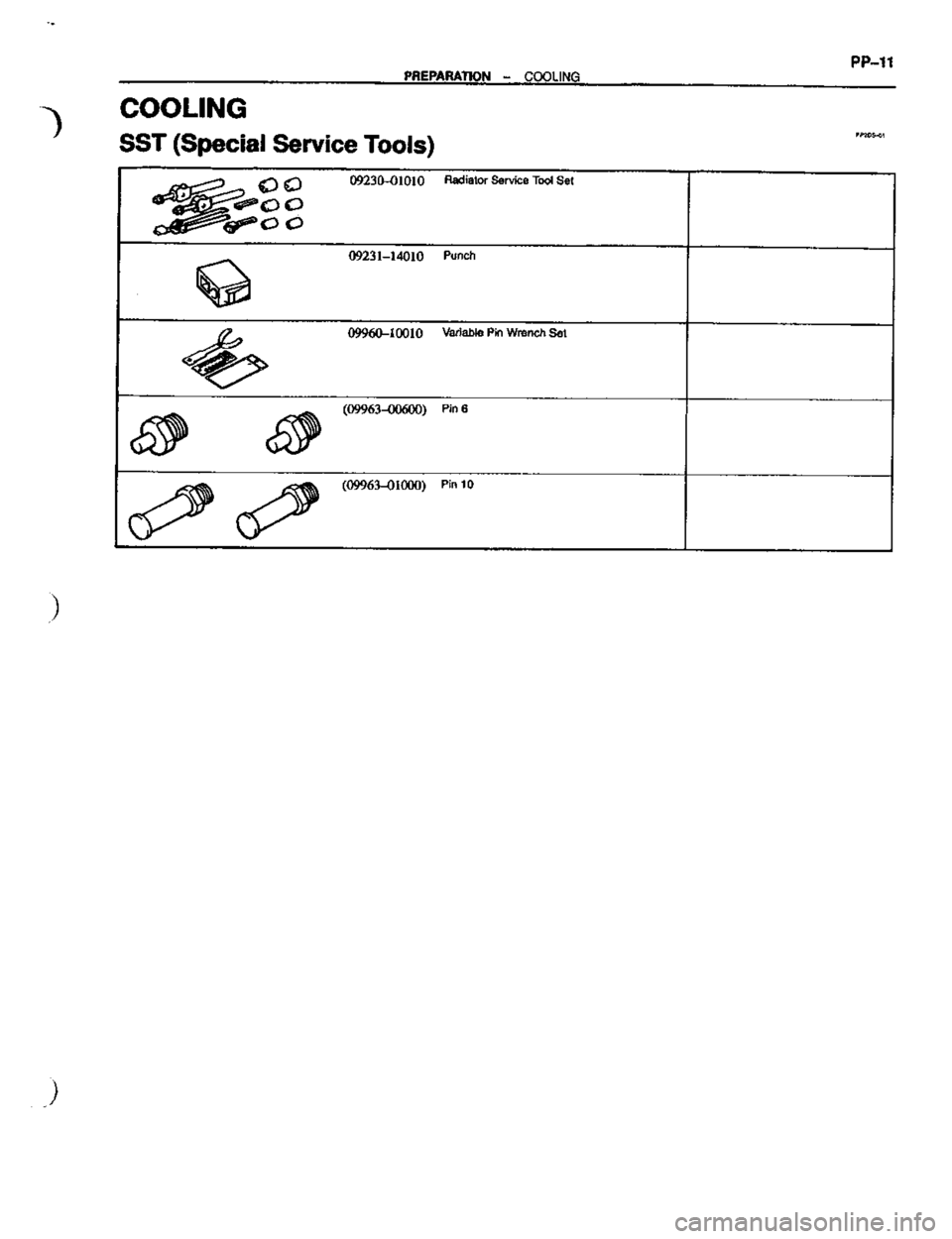 TOYOTA CELICA 1999  Service Repair Manual 