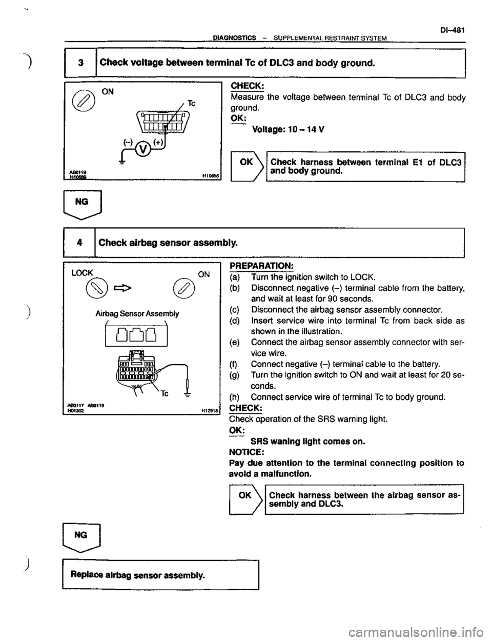 TOYOTA CELICA 1999  Service Repair Manual 